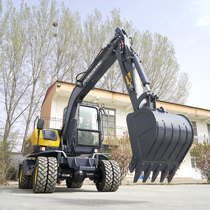 Hengwang รถขุดดินขนาดเล็ก8ตันระบบไฮดรอลิก4x4ควบคุมได้อย่างแม่นยำรถขุด - Product Image 2