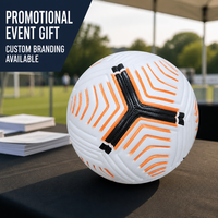 Ballons de football en cuir PVC durables cousus à la machine, taille 5, avec logo personnalisé, vente en gros par le fabricant Aiju, pour sports d'équipe en extérieur