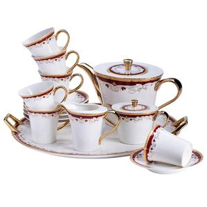 Fabricant, vente en gros, nouveau service à café en céramique, style européen simple, rose, pour le thé de l'après-midi - Product Image 3