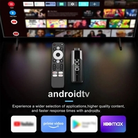 Clé TV Android Allwinner H618 Quad Core 8K HD, RAM : 4 Go + 32 Go