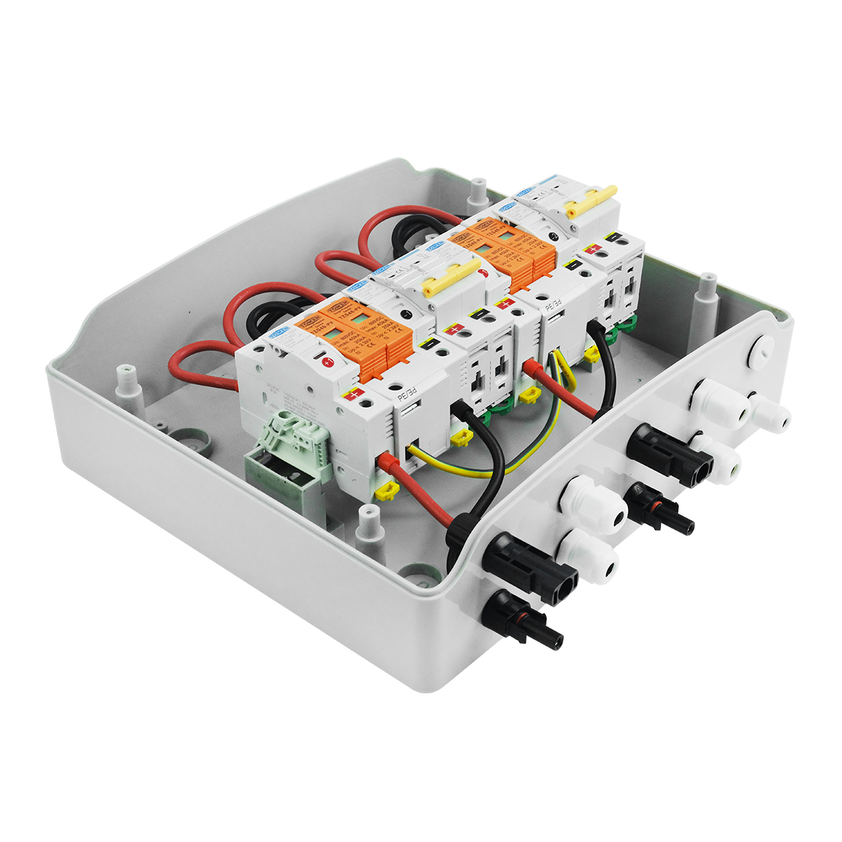 TOMZN Solar Photovoltaic PV Combiner Box with Lightning