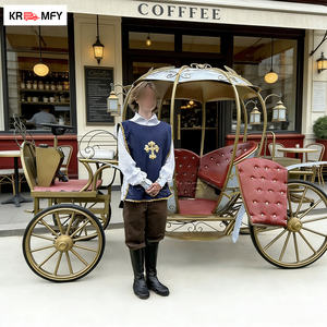 Calèche royale électrique de luxe classique en fer forgé de style européen, 150-250 CV, couleur personnalisable pour mariage - Product Image 5