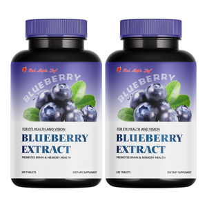 Comprimés d'anthocyanes de bleuets et d'ésters de <span class=keywords><strong>lutéine</strong></span> |   Antioxydant puissant pour la santé des yeux et des cellules |   Haute valeur ORAC - Product Image 1