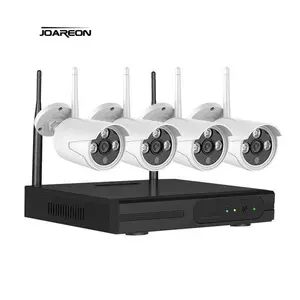 Vendita calda 4CH 720P Wireless NVR Kit di Sorveglianza Esterna sistema di telecamere di sicurezza Domestica senza fili