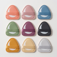 JLY Cartoon Crescent Moon Four-Leaf Clover Rice Ball Shape Rubycell Thickened Soft Powder Puff for Dry and Wet Use