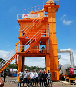 Planta Mezcladora de Asfalto y Betún Estacionaria con Motor y Bomba de Control PLC - Equipo de Construcción de Carreteras de Alta Eficiencia en Venta - Product Image 3