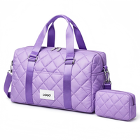 Sac bandoulière de luxe en PU, design géométrique, grande capacité, fermeture éclair, pour affaires, voyage, sport, pilates, réutilisable, lavable, pour la gym