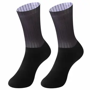 Bike Team Aero Socks Seamless Anti Slip Cycling Road Bicycle Socks Outdoor Racing Bike Compression Sport Socks