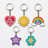 Porte-clés personnalisés en gros de haute qualité avec messages positifs, porte-clés inspirants, mottos motivants, souvenirs