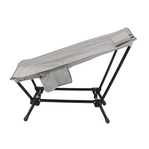 Chaise-lit de camping pliable en aluminium, grande, robuste, légère et très confortable, avec logo personnalisé pour l'extérieur - Product Image 2