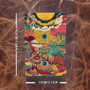 Cuaderno A6 Retro de Uso Múltiple, Acompañante de Estudio <span class=keywords><strong>para</strong></span> <span class=keywords><strong>Leer</strong></span> Notas, Asignaciones Universitarias, Guías de Revisión con W, 1 Unidad - Product Image 4