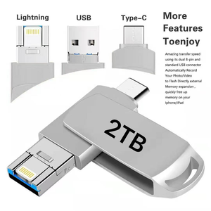 แฟลชไดรฟ์ USB สำหรับ iPhone และอุปกรณ์ Apple, 64GB 128GB 512GB 1TB 2TB ของขวัญโฟโต้สติ๊ก - Product Image 4