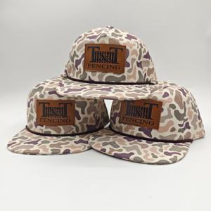 Gorra de béisbol unisex Richardson 256 sin estructura de 5 paneles con parche tejido personalizado en blanco, gorra trucker de verano con cuerda y cierre snapback - Product Image 5