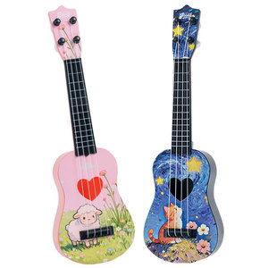Ukelele de Juguete de Cuatro Cuerdas, Simulación de Guitarra, para Niños, para Cantar y Tocar, Juguete Musical Educativo - Product Image 1