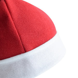 Chapeaux de fête personnalisés en polaire avec <span class=keywords><strong>pompon</strong></span> en fourrure blanche pour décorations de fête de Noël - Product Image 4