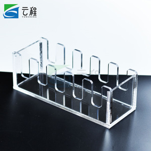 Estante para Placas de Petri de Acrílico, 5 y 10 Posiciones, Transparente, Colocación Vertical, Almacenamiento para Laboratorio - Product Image 2