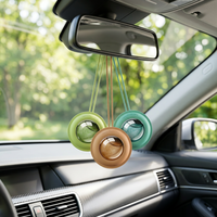 Diffuseur de parfum moderne pour voiture à suspendre sur rétroviseur, parfum longue durée par évaporation naturelle, design en plastique, personnalisable