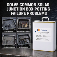 Composé de scellement isolant et étanche en silicone à haute conductivité thermique FS-8206 pour boîtier de jonction solaire photovoltaïque 270kg