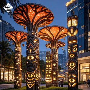 Sculpture personnalisée en métal <span class=keywords><strong>Arbre</strong></span> <span class=keywords><strong>de</strong></span> <span class=keywords><strong>Vie</strong></span> pour l'aménagement paysager extérieur, idéale pour les centres commerciaux et les espaces publics - Product Image 2