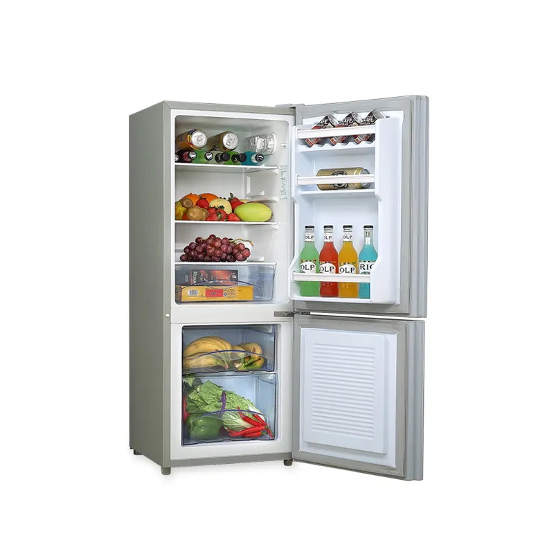 108L fabricants appareils ménagers réfrigérateurs électroniques double porte réfrigérateur congélateur