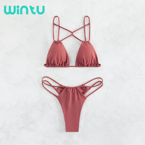 Wintu QUICK DRY Wears In Beach Womens Extreme Mini Micro <span class=keywords><strong>Bikini</strong></span> para mujer - Product Image 1