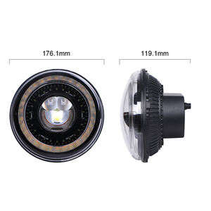 Phare rond de 7 pouces H6024 approuvé par points pour Harley Davidson et Lada <span class=keywords><strong>4x4</strong></span> urban Niva - Product Image 2