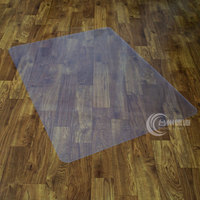 Tapis de chaise de bureau personnalisé transparent rectangulaire