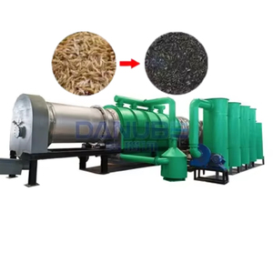 Four de carbonisation de biomasse pour le carburateur continu de tambour de cosse de riz de sorgho de paille - Product Image 1