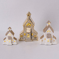 Artisanat en céramique placage de cheminée, porcelaine blanche, décorations pour maison, bureau, chambre à coucher, fête