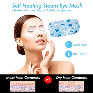 Masque oculaire chauffant personnalisé avec logo et emballage – Fabricant de masques de voyage pour le sommeil, soulagement de la fatigue, soin des yeux, patch oculaire à l'acide hyaluronique - Product Image 4