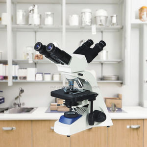 <span class=keywords><strong>Microscope</strong></span> biologique LED multi-vision pour deux personnes avec deux têtes, caméra 1080p pour usage éducatif - Product Image 6
