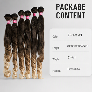OH MY GOD Extensioni per capelli in fibra proteica 6 pezzi 200g, Vendita all'ingrosso di successo per il mercato transfrontaliero, per donne africane - Product Image 4