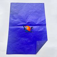 Papier carbone double face de haute qualité pour usage de bureau, papier carbone bleu personnalisé à une face, papier carbone de couleur