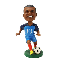 Personnalisable Joueur de Football Figurine Bobblehead Résine Artisanat Cadeau Décoratif Sculpture Figurines Bobblehead Résine Gif Figurines