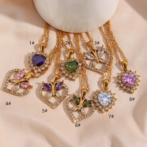 Collier pendentif plaqué or, style météorite, multi-entrepôts, prêt à expédier, poids en grammes par pièce, cadeau - Product Image 3