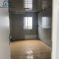 ZN Maison Conteneur Pliante à Installation Rapide, Abri d'Urgence, Maison Préfabriquée Pliable pour Clinique de Secours en Cas de Catastrophe
