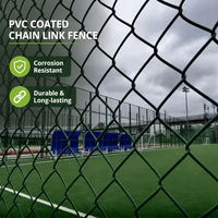 Clôture en treillis métallique revêtu de PVC YC, clôture en treillis métallique noire, installation facile, entretien réduit, clôture pour jardin et ferme