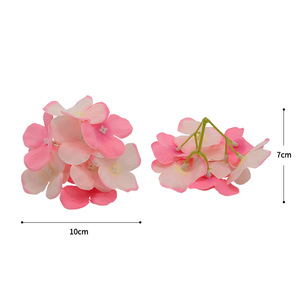 Cabezas de Flores de Hortensia Artificiales Dongchen Crafts, Flores de Seda en Miniatura para Decoraciones de Boda, Decoración del Hogar, Exhibición de Escritorio - Product Image 5