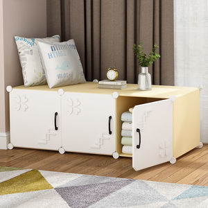 Armadio Portatile Pieghevole Fai-da-te Moderno per la Casa, in Plastica, per <span class=keywords><strong>Vestiti</strong></span>, Libri, Giocattoli, Asciugamani - Offerta Speciale - Product Image 5