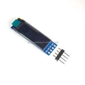 במלאי 0.91 אינץ 128x32 12832 IIC I2C סידורי OLED LCD תצוגת SSD1306