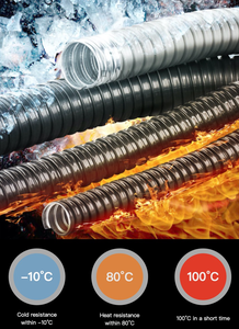 8mm <span class=keywords><strong>5</strong></span>/16 "Conduit métallique flexible GI ondulé enduit de PVC étanche électrique pour système solaire - Product Image 3
