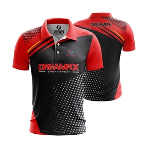 Polos pour hommes de haute qualité, à bas prix, sérigraphie Design de polo noir avec logo brodé - Product Image 6
