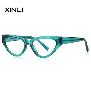 Lunettes de lecture pour femmes XINLI2153, imprimé animal, TR90, anti-lumière bleue, style œil de chat - Product Image 4