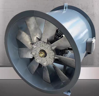 Ventilateur d'extraction de fumée d'incendie puissant 380V à flux axial pour usine
