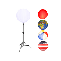 Lumière de travail d'ambiance de ballon à LED ambulatoire RVB 200W pour la fête en plein air