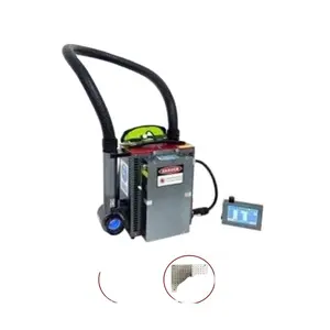 Mochila portátil 500w para limpeza e remoção de ferrugem, máquina de limpeza a laser pulso portátil 200w