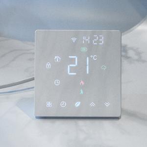 <span class=keywords><strong>Termostato</strong></span> WiFi Bianco e Nero <span class=keywords><strong>per</strong></span> <span class=keywords><strong>Riscaldamento</strong></span> a Pavimento con App Tuya Smart Life - Product Image 1