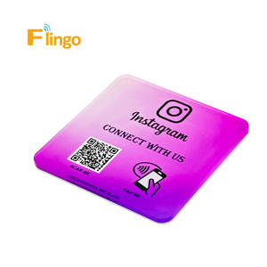 Zelfklevende Google Review Acryl Sticker <span class=keywords><strong>Nfc</strong></span> Rfid Munt Acryl Kaart Tags Ntag213 <span class=keywords><strong>Nfc</strong></span> Acryl Pate Met <span class=keywords><strong>Qr</strong></span> En <span class=keywords><strong>Nfc</strong></span> Chip - Product Image 3