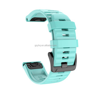 Bracelet de montre intelligente en silicone 26 22MM pour Garmin <span class=keywords><strong>Fenix</strong></span> <span class=keywords><strong>7</strong></span>/<span class=keywords><strong>7X</strong></span>/6X/6 Pro/5XPlus/935 HR - Durable, étanche, à libération rapide, bracelet Easyfit - Product Image 6