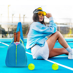 Nouveau design – Sacs à bandoulière en néoprène pour équipement de pickleball – Sacs à dos de sport pour femmes, sacs à raquettes de paddle, sacs à dos souples 50-70L pour activités de plein air - Product Image 5